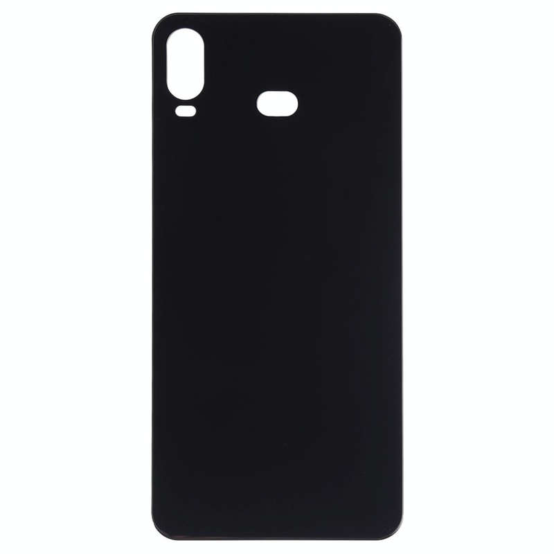 For Galaxy A6s Battery Back Cover (Black)