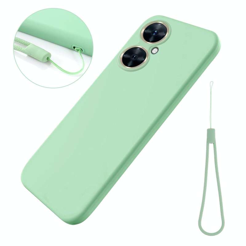 For Huawei Nova 11i Solid Color Liquid Silicone Dropproof Full Coverage Protective Case(Green)