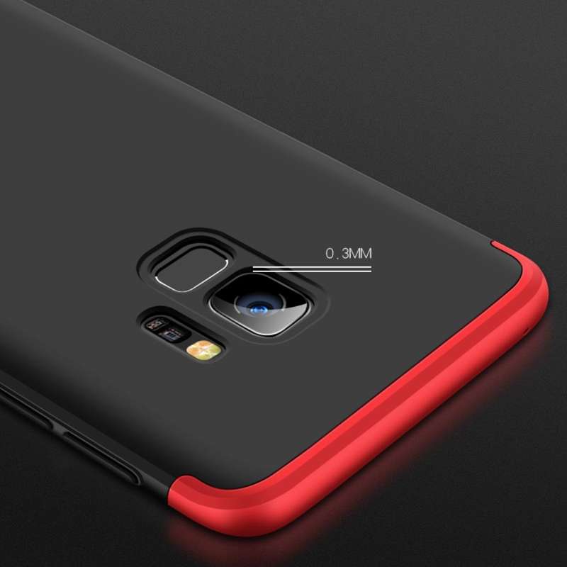 GKK for Galaxy S9 Three Stage Splicing 360 Degree Full Coverage PC Protective Case Back Cover (Bl...