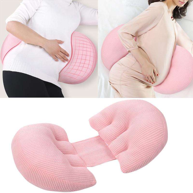 Pregnant Waist Support Cotton Pillow Side Sleepers Cushion Removable and Washable Abdomen Pillow(...