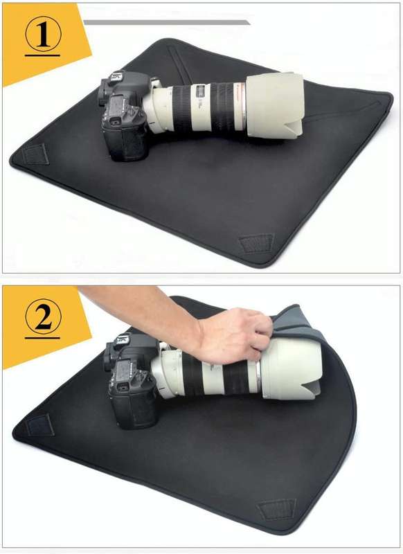 Shockproof Neoprene Bag Magic Wrap Blanket for Canon / Nikon / Sony Camera Lens, Size: 45 x 45cm