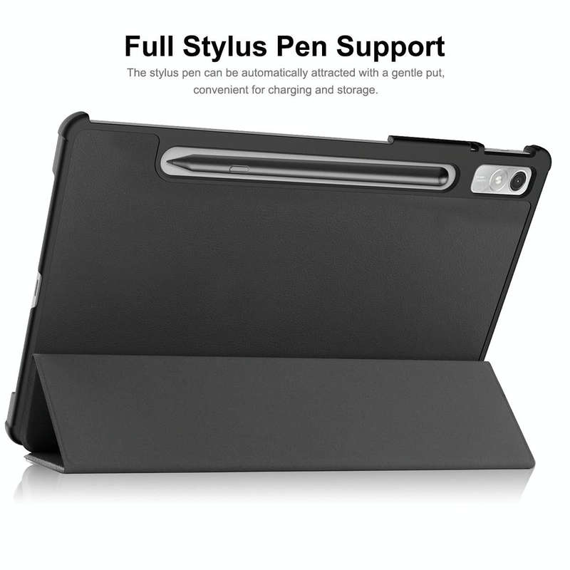 For Lenovo Tab P11 Pro Gen2 11.2 inch 2022 ENKAY Tri-fold Custer Texture Leather Stand Smart Case...