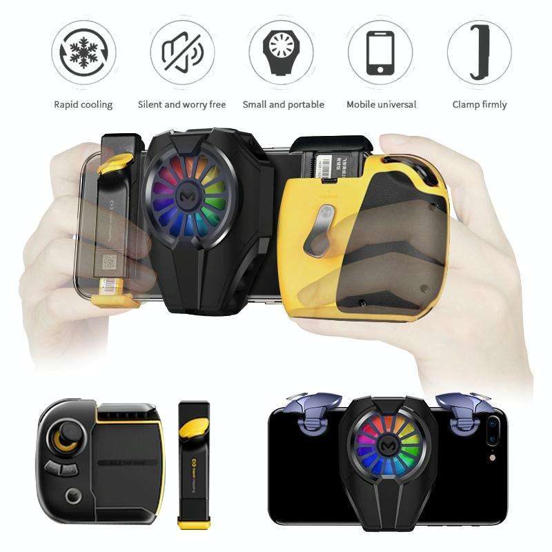 MEMO DL06 Semiconductor Cooling Mobile Phone Radiator with Colorful Lights