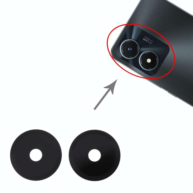 For vivo Y02S 10pcs Back Camera Lens