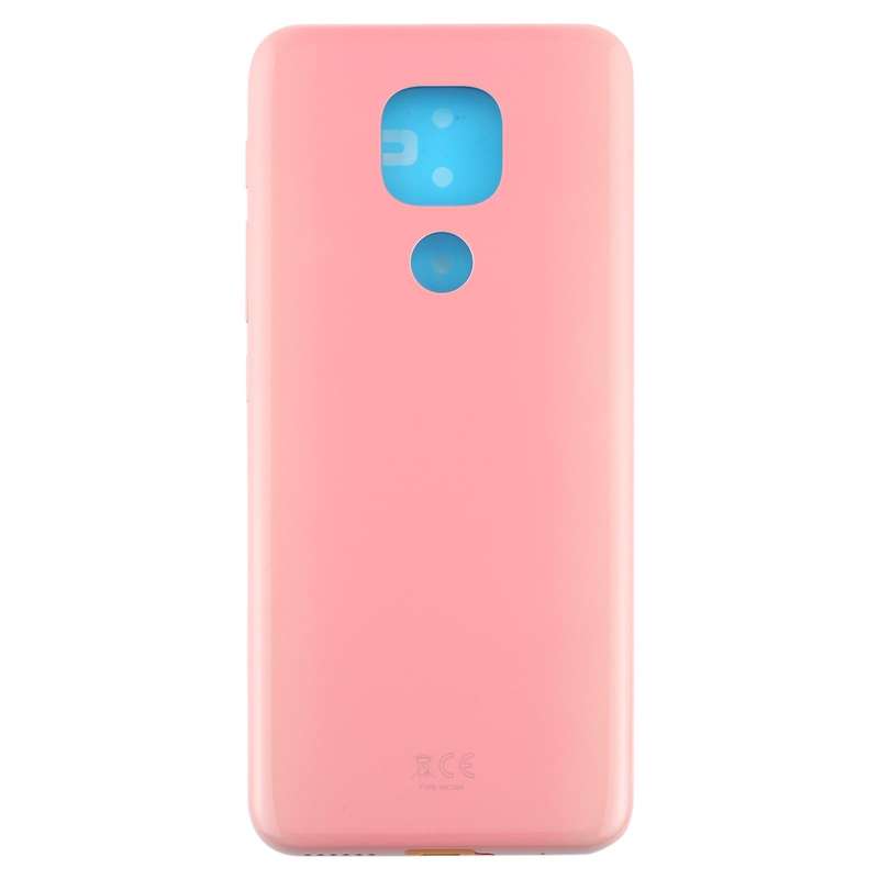 Battery Back Cover for Motorola Moto G9 Play / Moto G9 (India) (Pink)