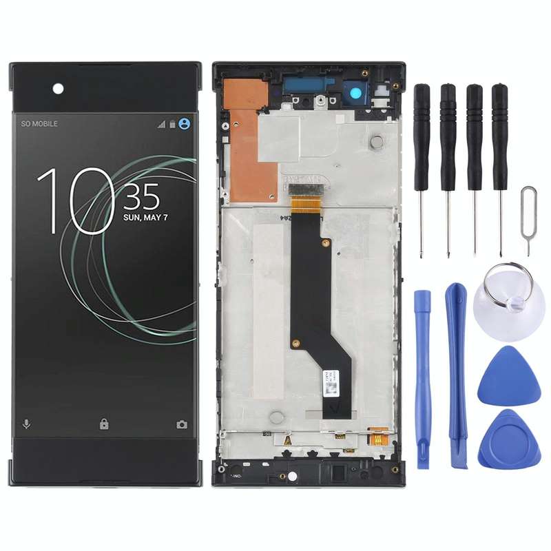 Original LCD Screen For Sony Xperia XA1 G3116 Digitizer Full Assembly with Frame(Black)