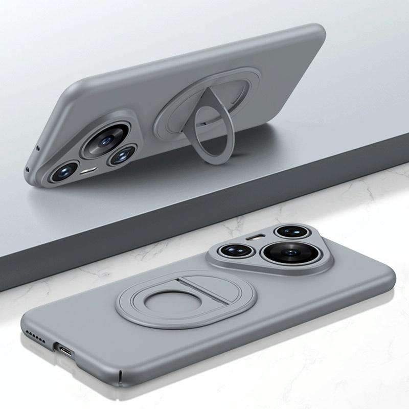 For Huawei Pura 70 Pro / Pura 70 Pro+ Magsafe Hidden Fold Holder Full Coverage Shockproof Phone C...