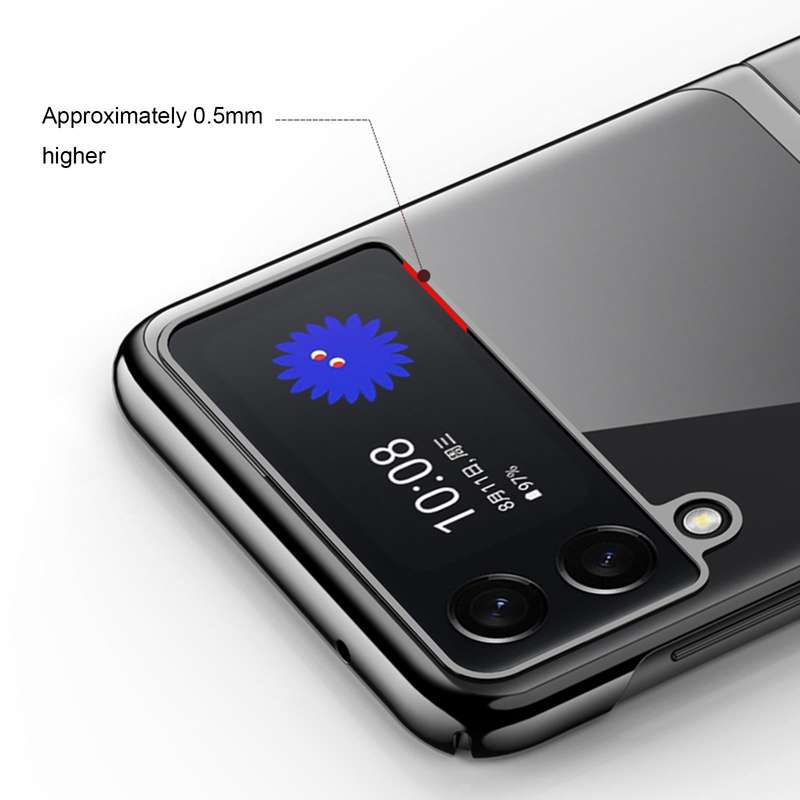 For Samsung Galaxy Z Flip3 5G Symphony Plating PC Shockproof Protective Case(Purple)