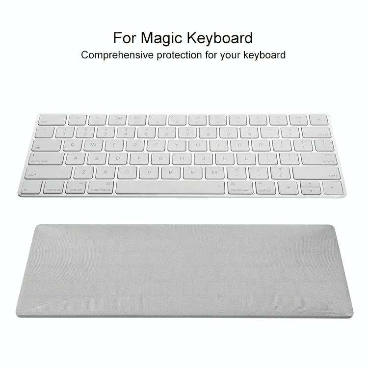 Keyboard Elastic Dust-proof Cover for Apple Magic Keyboard (Silver Grey)