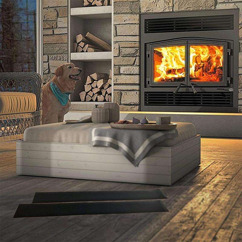2 PCS Magnetic Fireplace Draft Stopper Fireplace Cover to Block Cold Air 101.6 x 10.16cm