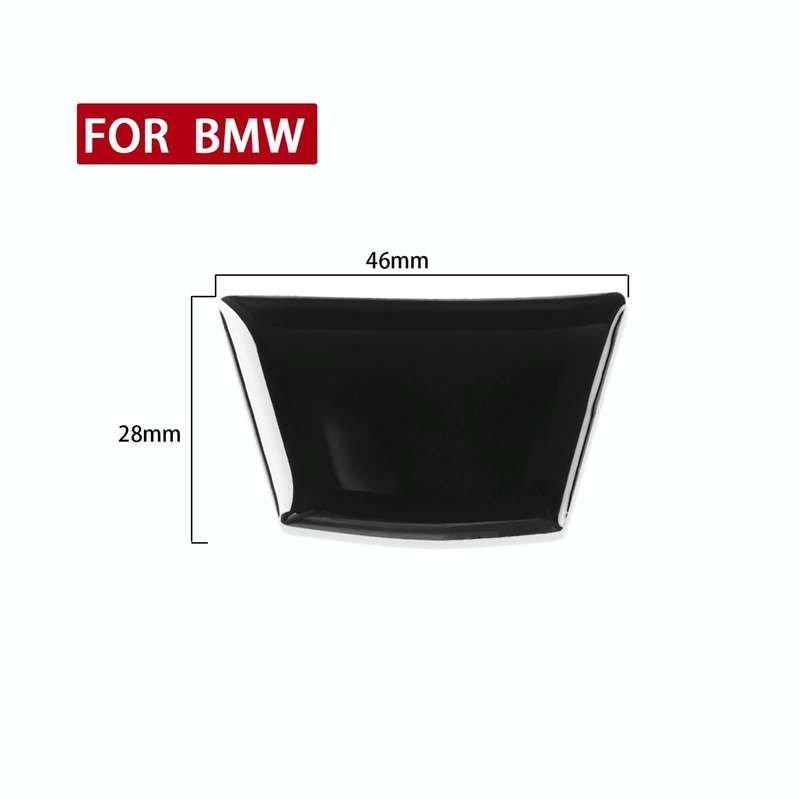 For BMW 3 Series E90 2005-2012 Car Steering Wheel Small Type B Decorative Sticker, Left and Right...