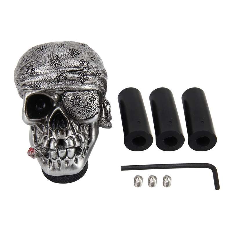 Universal Skull Car Gear Shift Knob Modified Car Gear Shift Knob Auto Transmission Shift Lever Kn...