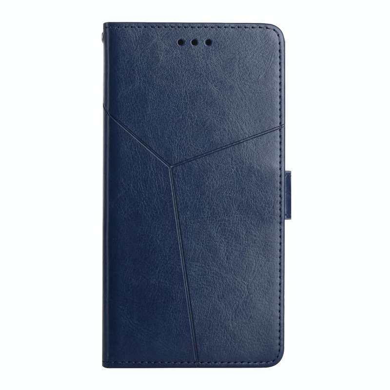 For Google Pixel 6 Pro Y Stitching Horizontal Flip Leather Phone Case(Blue)