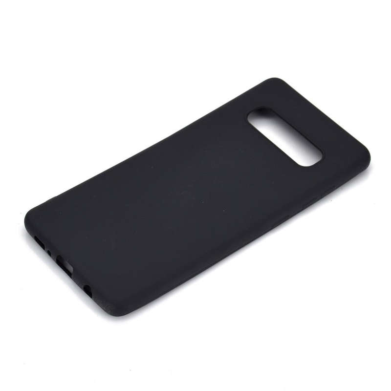 Candy Color TPU Case for Samsung Galaxy S10+ (Black)