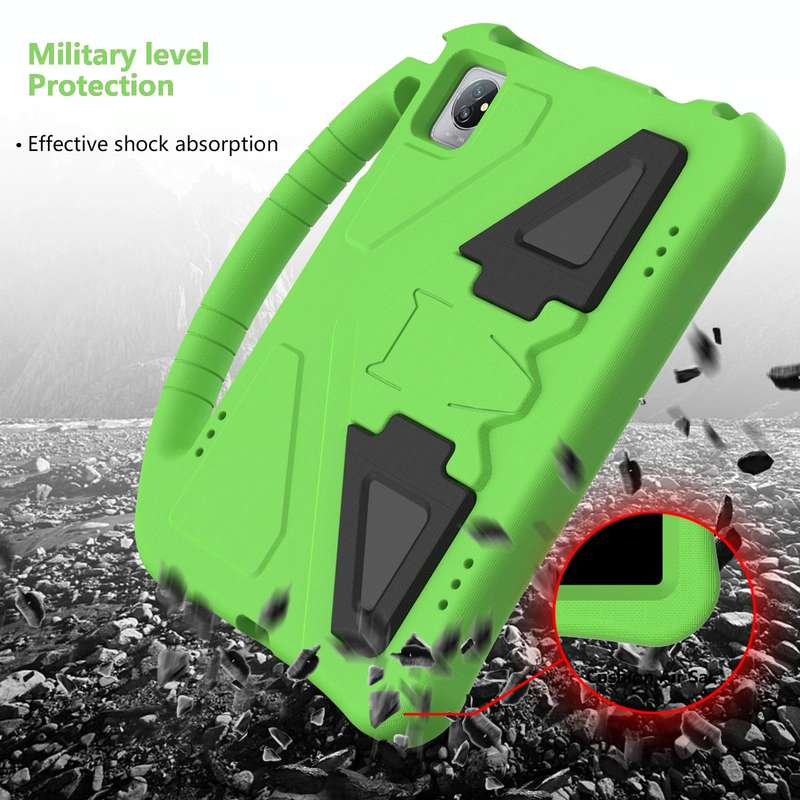 For Blackview Tab 8 WiFi 10.1 2023 EVA Shockproof Tablet Case with Holder(Green)