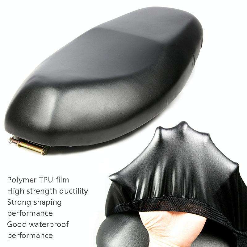 MC1004 Motorcycle Sun Protection Dustproof Rain Seat Cover, Specification: XL(Black)