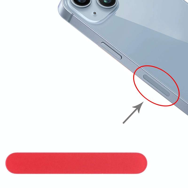 For iPhone 14 / 14 Plus US Edition 5G Signal Antenna Glass Plate (Red)