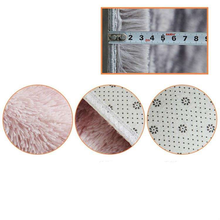 Simple Sofa Bedside Gradient Carpet Living Room Bedroom Mat, Color:Pink, Size:50x120cm