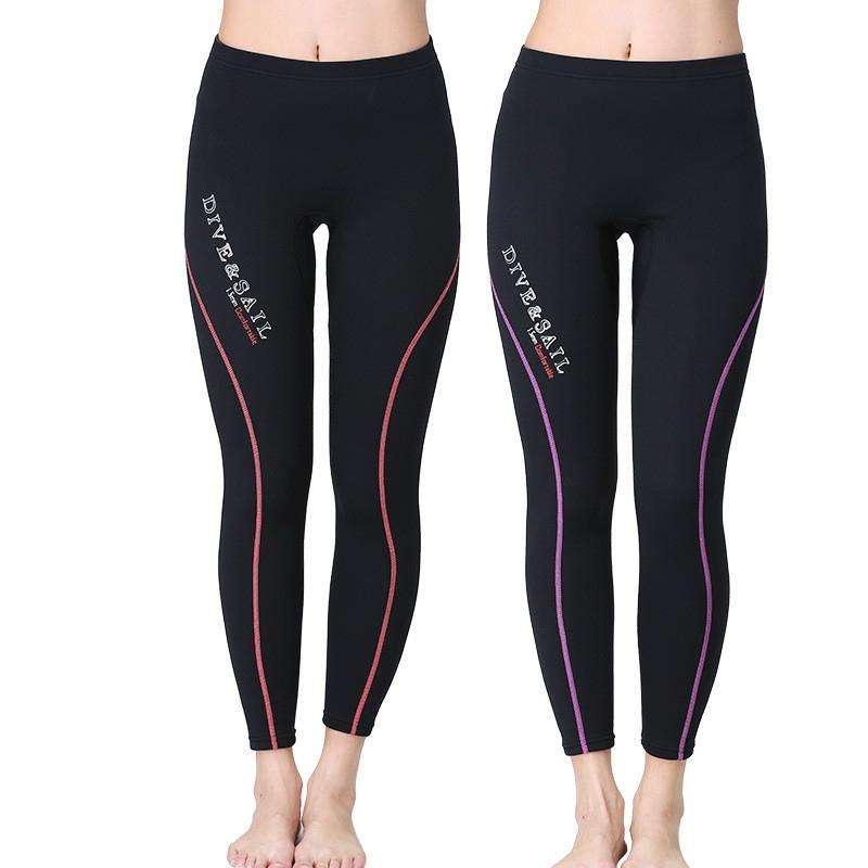 DIVE&SAIL 1.5mm Thick Warm Diving Pants Split Snorkeling Pants Sailing Surfing Winter Swimming Tr...
