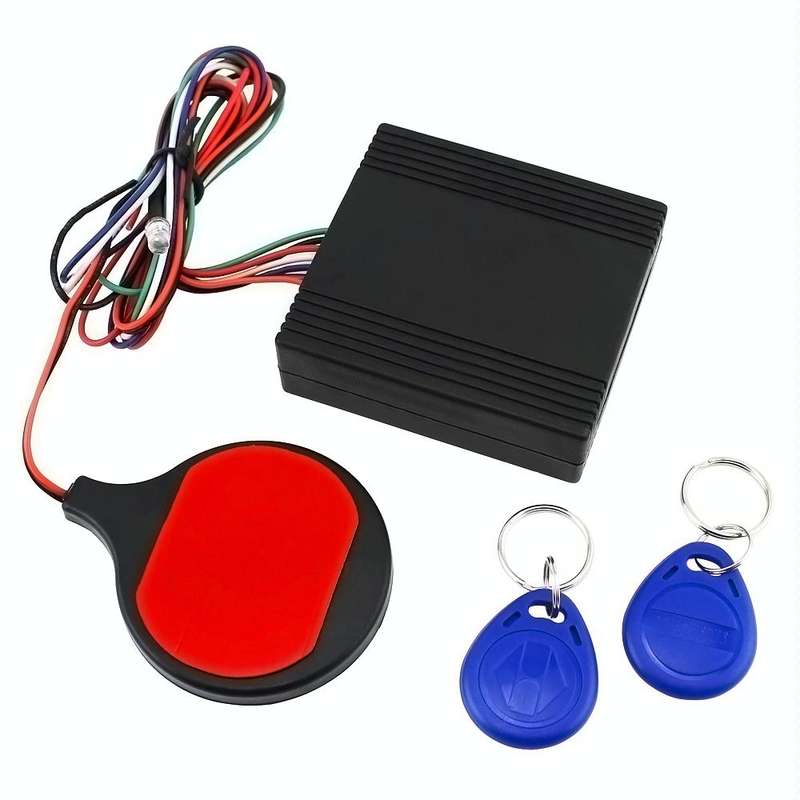 Motorcycle Modified Anti-Theft Device ID Card Induction Invisible Built-in Lock Smart IC Card Sen...