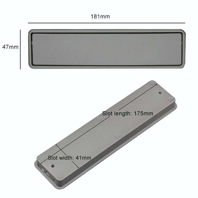 Simple Wardrobe Slotted Scrub Handle Concealed Recessed Drawer Invisible Handle, Hole Distance160...
