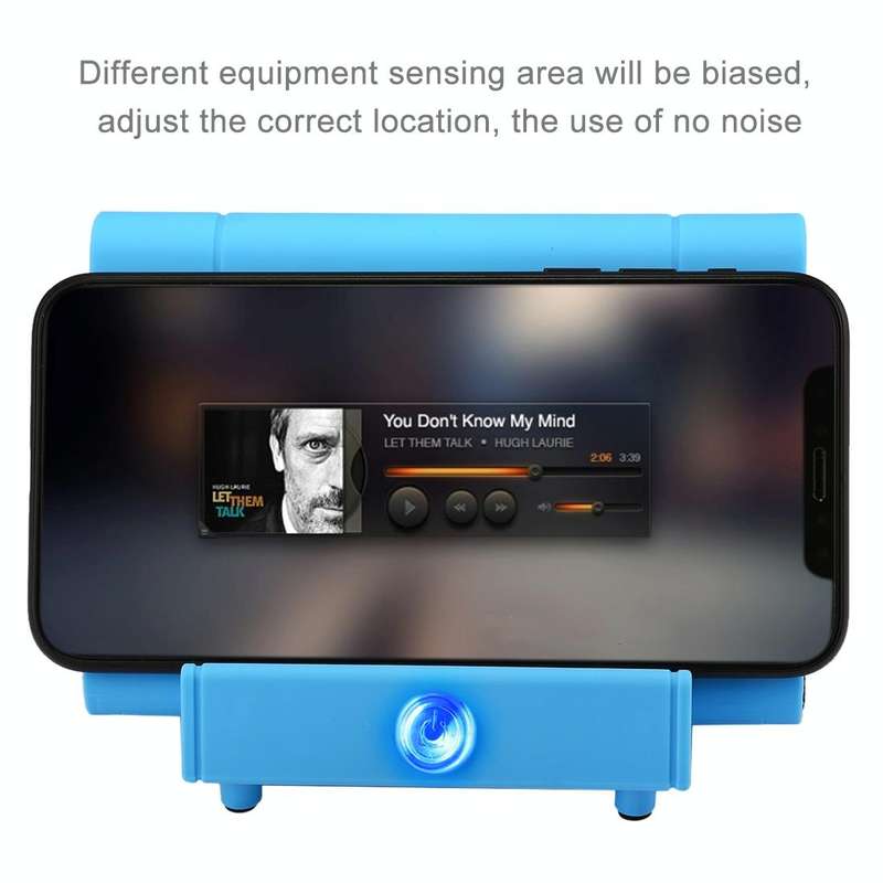 SY317A Portable Phone Stand Wireless Induction Stereo Speaker, Support Hands-free Calls & AUX IN(...