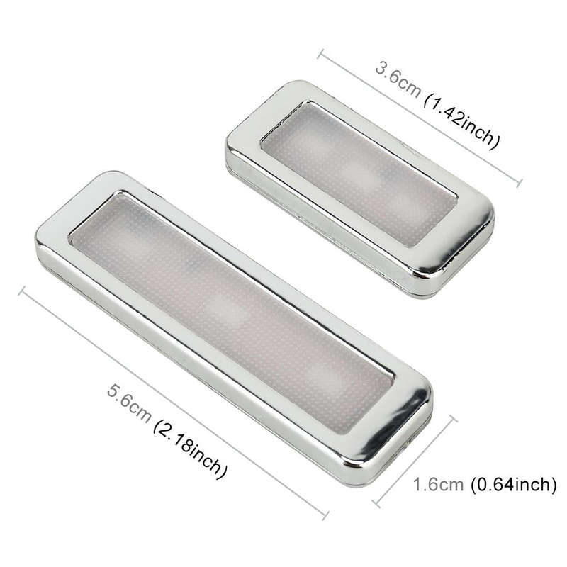 4 PCS Universal Car LED Inner Handle Light Atmosphere Lights Decorative Lamp DC12V / 0.5W Cable L...
