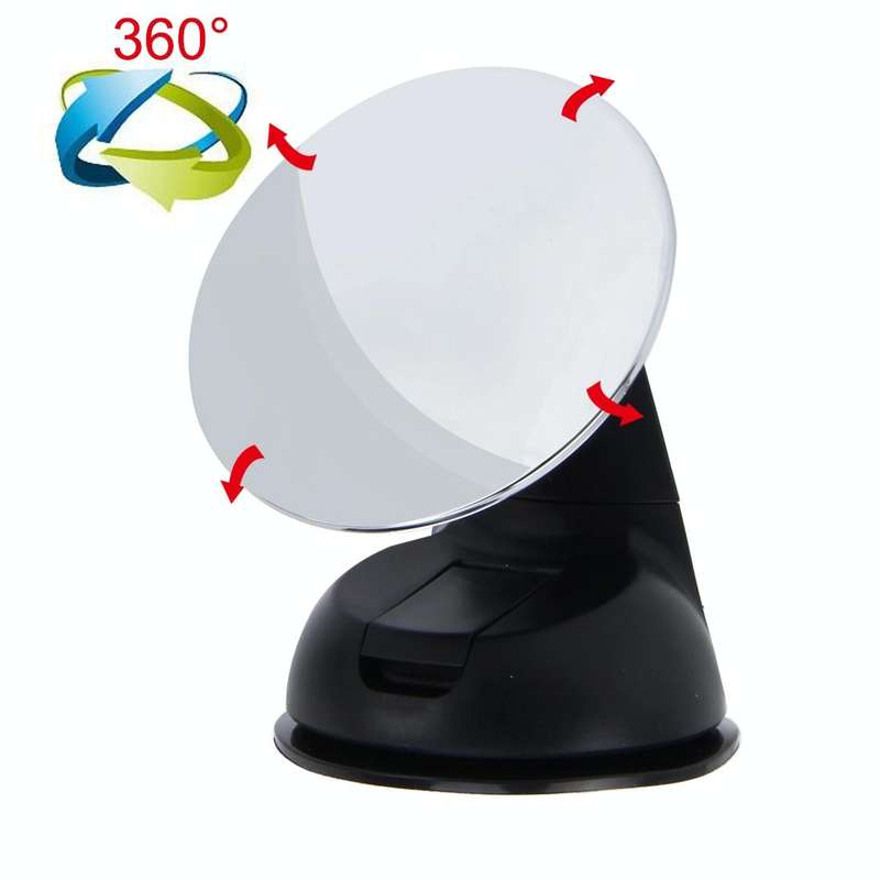 Car Auto 360 Degree Adjustable Baby View Mirror Rear Baby Safety Convex Mirror, Diameter: 85mm(Bl...