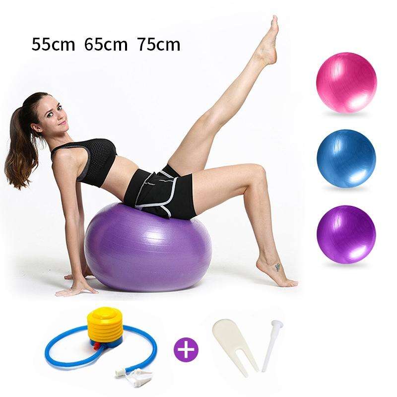 Thickening Explosion-proof Big Yoga Ball Sport Fitness Ball Environmental Pregnant Yoga Ball, Dia...