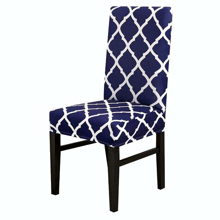 Universal Simple Stretch Chair Cover(Dark Blue)