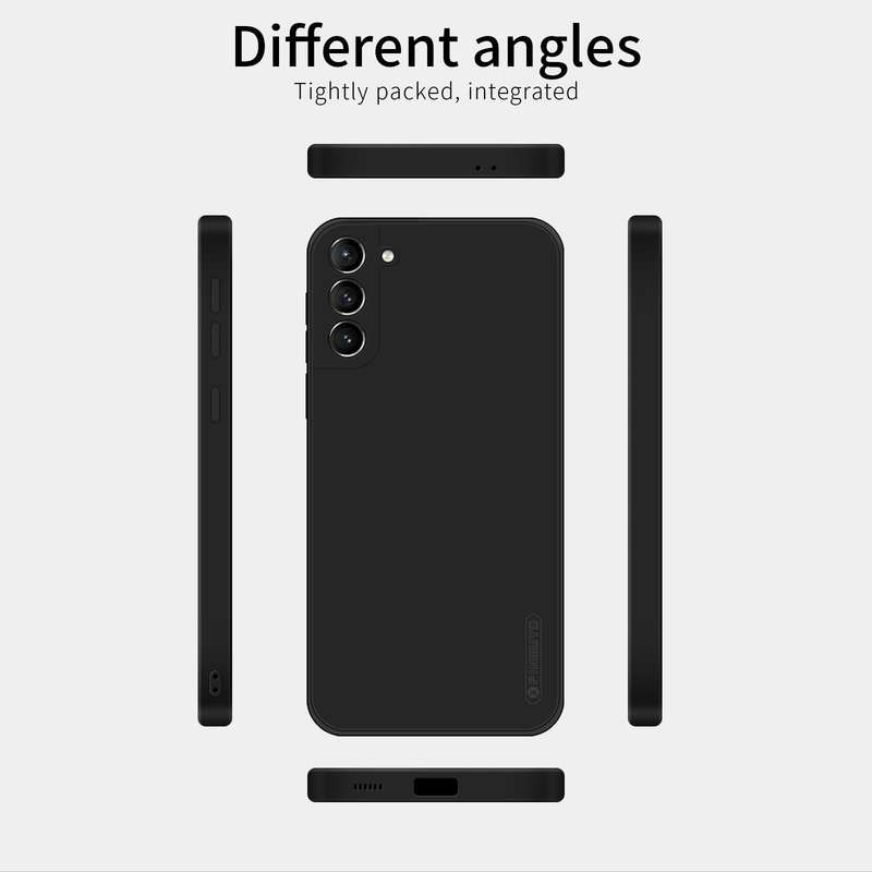 For Samsung Galaxy S21+ 5G PINWUYO Touching Series Liquid Silicone TPU Shockproof Case(Black)