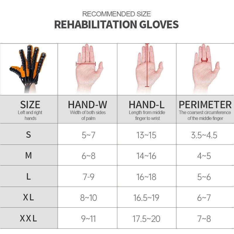 Intelligent Robotic Rehabilitation Glove Equipment, With EU Plug Adapter, Size: M(Right Hand Brown)
