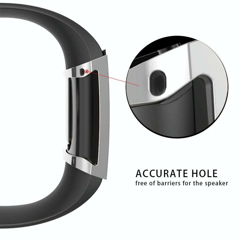 For Fitbit Charge 3 / 4 Full Coverage Plating TPU Watch Case(Silver)