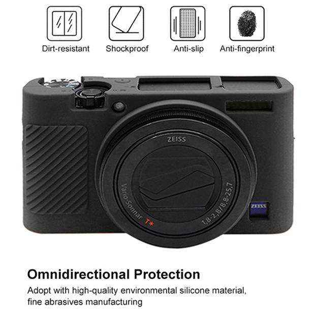 PULUZ Soft Silicone Protective Case for Sony RX100 III / IV / V(Black)