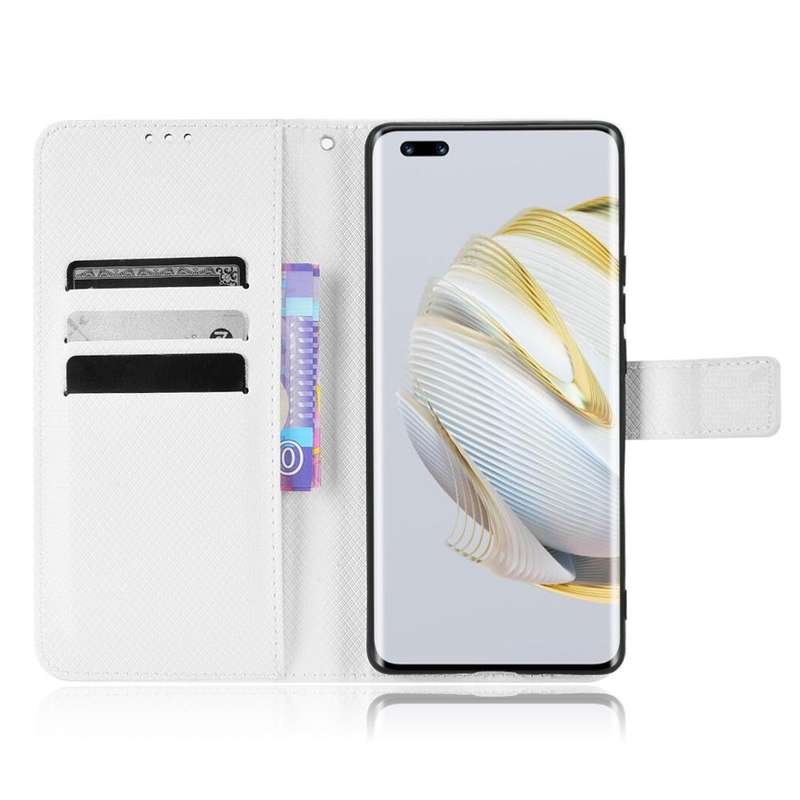 For Huawei nova 10 Diamond Texture Leather Phone Case(White)