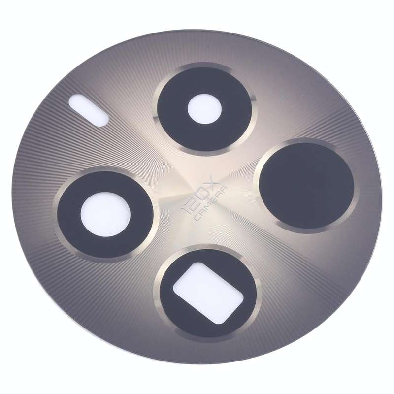 For Realme 12 Pro+ 10pcs Original Back Camera Lens (Gold)