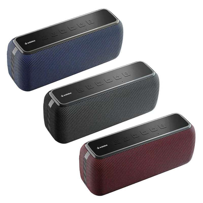 XDOBO X8 60W Wireless Bluetooth Speaker Outdoor Subwoofer Support TWS & TF Card (Black)