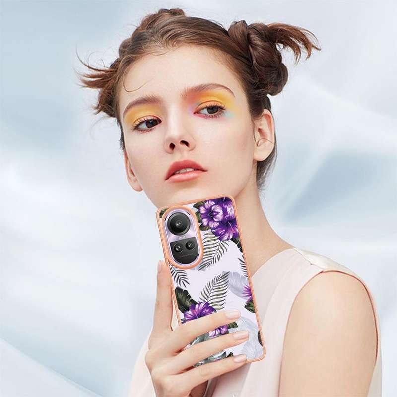 For OPPO Reno10 Pro 5G Global Electroplating IMD TPU Phone Case(Colorful Scales)