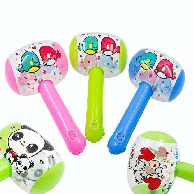 3 PCS Inflatable Hammer Children Cartoon Inflatable Toy, Size:1626cm(Color and Style Random Deliv...