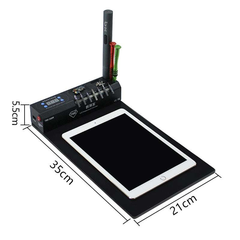 TBK-568R 220V Vacuum LCD Temperature Controller Touch Screen Glass Separator Machine with Multi-f...