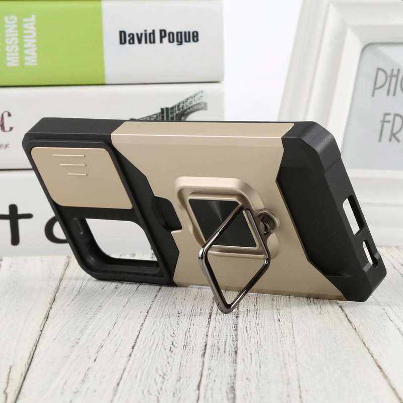 For Xiaomi Redmi Note 11 Pro 5G / 4G International Version Sliding Camera Cover Design PC + TPU S...