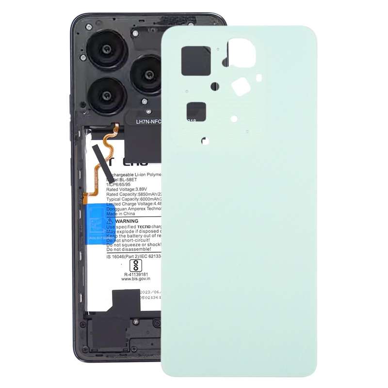 For Infinix Hot 40 Pro X6837 Original Battery Back Cover(Green)
