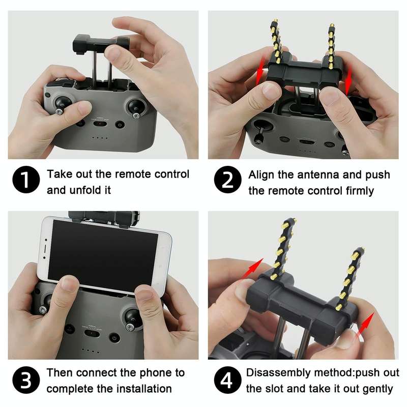 STARTRC 5.8GHz Anti-interference Copper Yagi-Uda Antenna Signal Enhancer for DJI Mavic Air 2 / Mi...