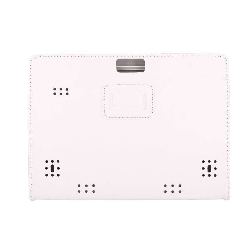 Universal 9.6 inch / 10.1 inch Tablets PC Protective Leather Case(White)