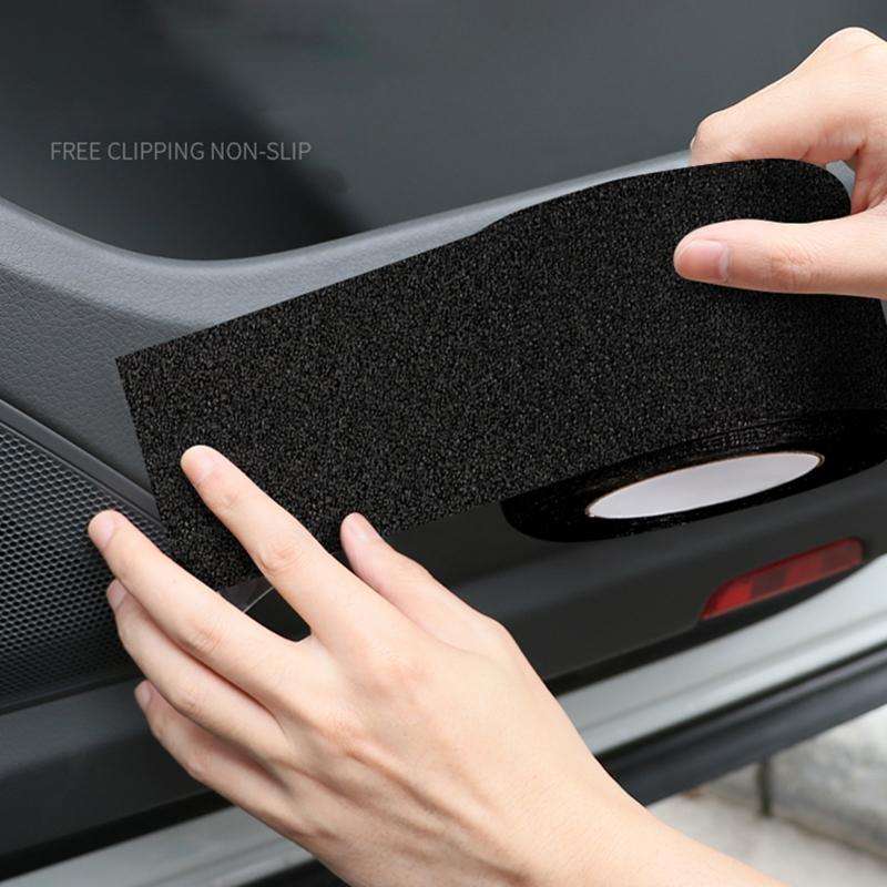 Floor Anti-slip Tape PEVA Waterproof Nano Non-marking Wear-resistant Strip, Size:5cm x 5m(Grey)