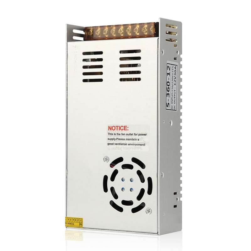 AC 220V to DC 12V 30A 360W Power Adapter AC-DC Converter Step Down Module Voltage Transformer Swi...