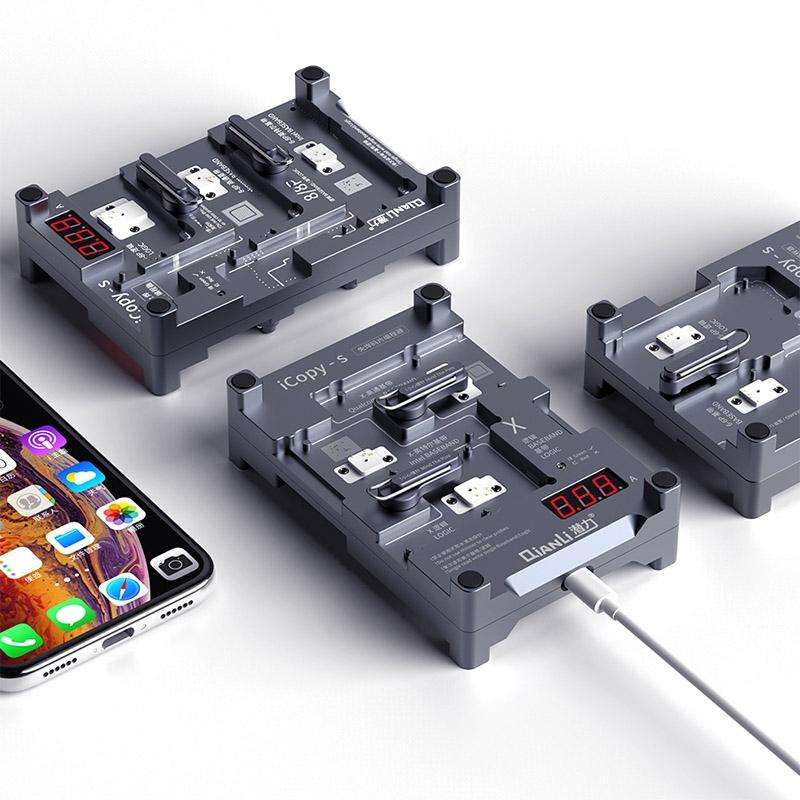 Qianli iCopy-S Double Sided Chip Test Stand 4 in1 Logic Baseband EEPROM Chip Non-removal For iPho...