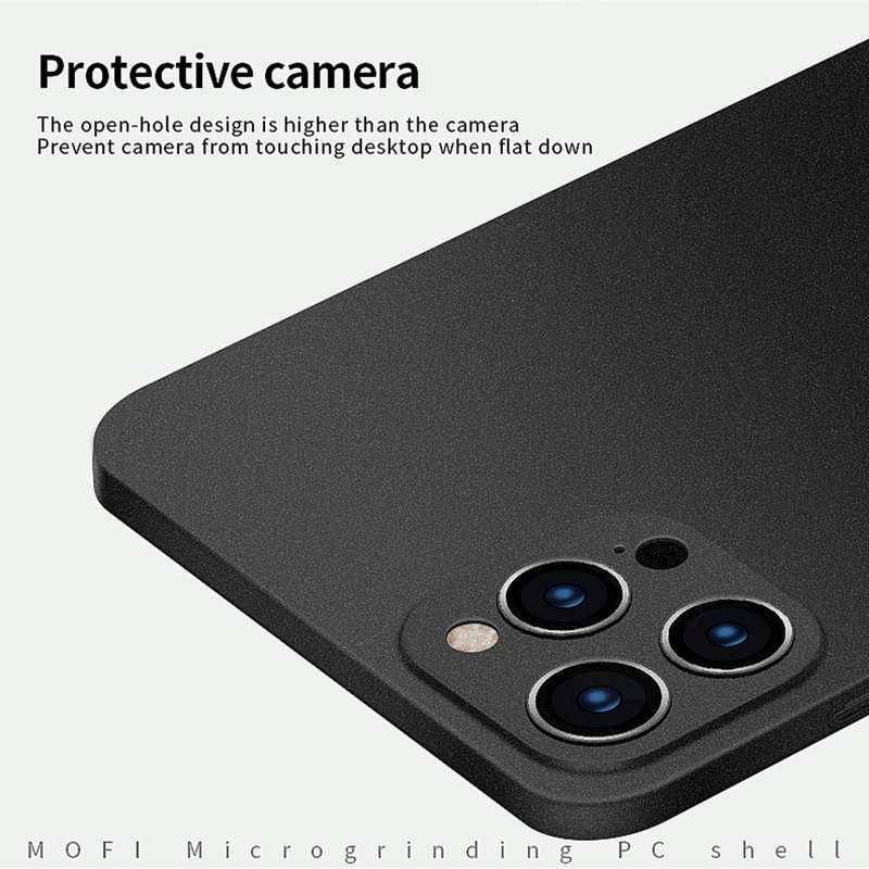For iPhone 14 Pro MOFI Fandun Series Frosted PC Ultra-thin Phone Case(Blue)