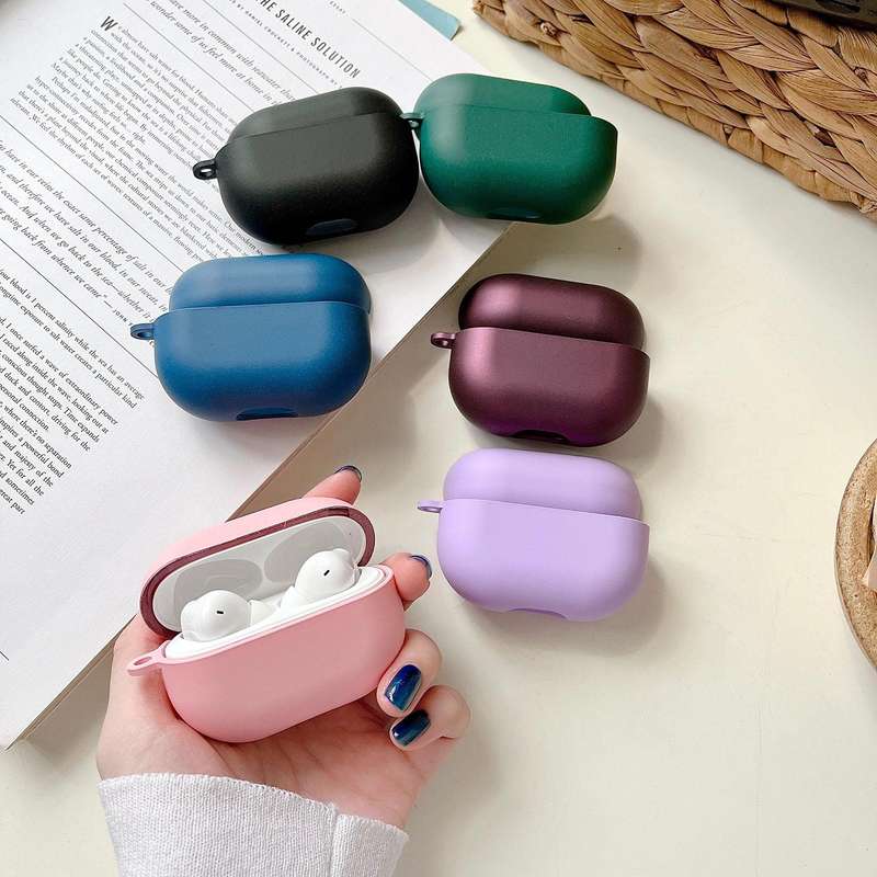 For Xiaomi Redmi Buds 4 Pro Solid Color PC Frosted Earphone Protective Case(Blue)