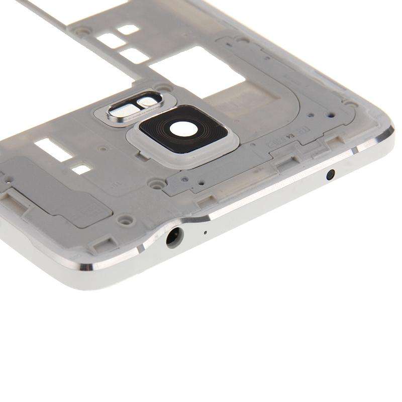For Galaxy Note 4 / N910V Middle Frame Bezel Back Plate Housing Camera Lens Panel with Speaker Ri...